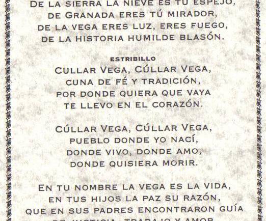 La historia del Himno de Cúllar Vega