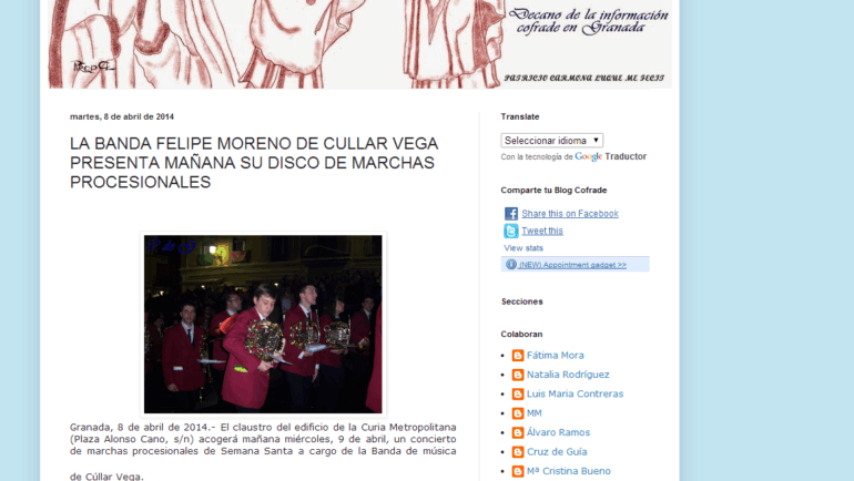 «La Banda Felipe Moreno presenta su CD de Marchas Procesionales»