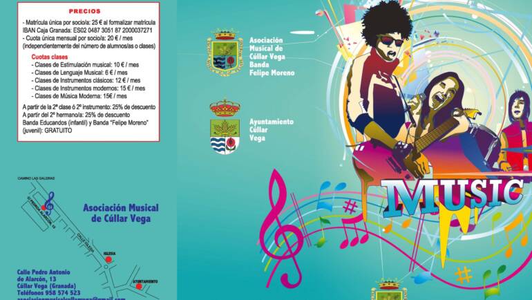 Folleto de música moderna para 2014-2015
