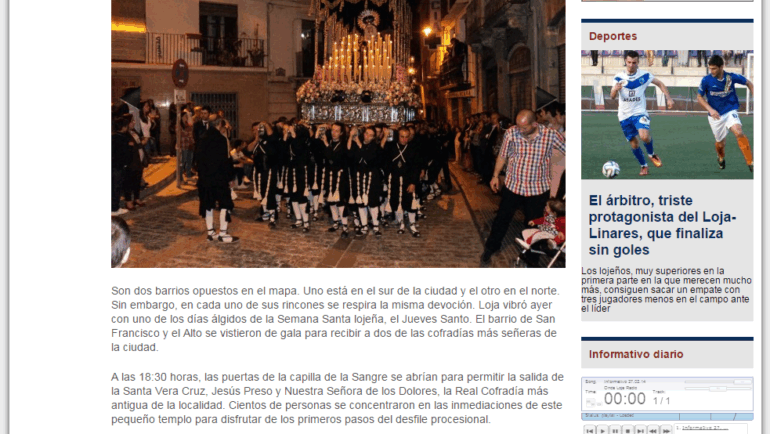 «Loja vive un Jueves Santo brillante y emotivo» – El Corto de Loja