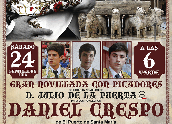 Novillada picada en honor a la Virgen de las Angustias el 24 de septiembre
