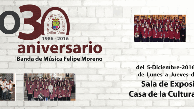 Exposición 30 Aniversario de la BMFM del 5 de diciembre al 10 de enero