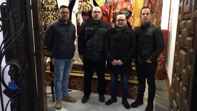 Firmado contrato con la Cofradía de Nuestro Padre Jesús Amarrado a la Columna y Azotes de Cabra