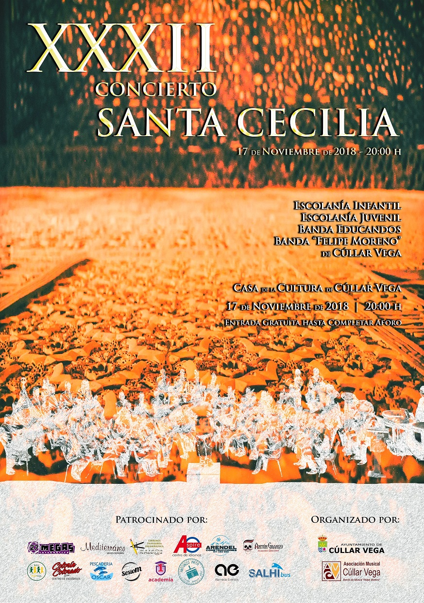 XXXII Concierto Santa Cecilia el 17 de noviembre