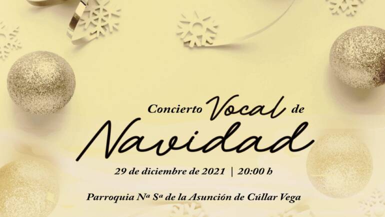 29 de Diciembre de 2021: Concierto Vocal de Navidad