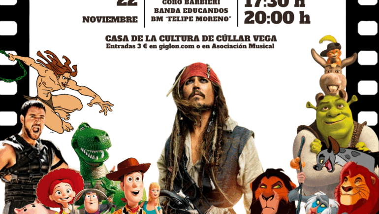 Cúllar Vega celebra el 39º Concierto de Santa Cecilia con un homenaje al cine