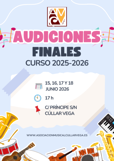 Audiciones Finales curso 2025-2026